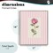 Stupell Industries Pink Stripe Rose Framed Giclee, design by Lisa Wehmeyer